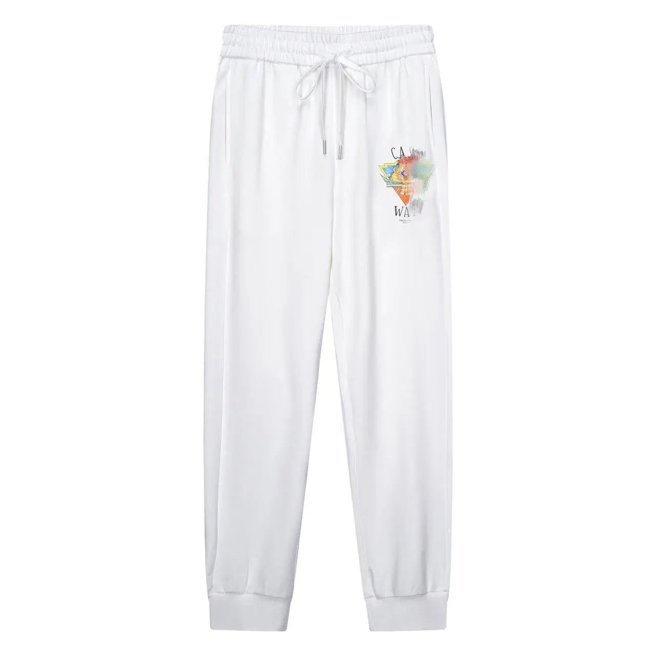 Design Graphic Print Jogger Sweatpants Black - 14