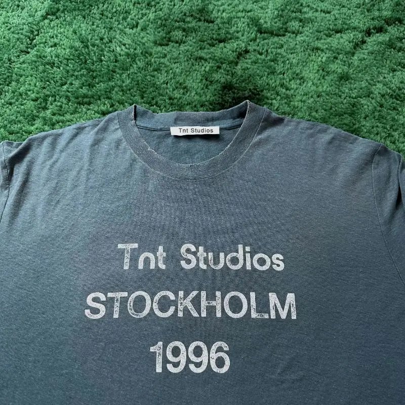 Design Tnt Studios Stockholm 1998 Graphic Long-Sleeve Tee Black T-Shirts - 10