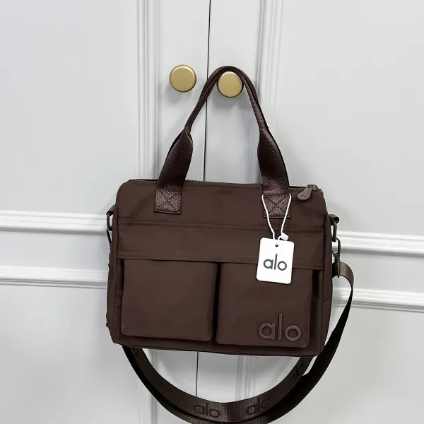 Alo Mini Boston Bag Mustard Yellow Handbag - 19