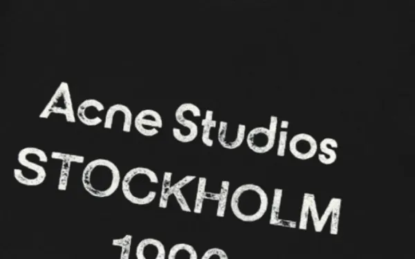 Acne Studios Stockholm 1996 Navy T-Shirt - 6
