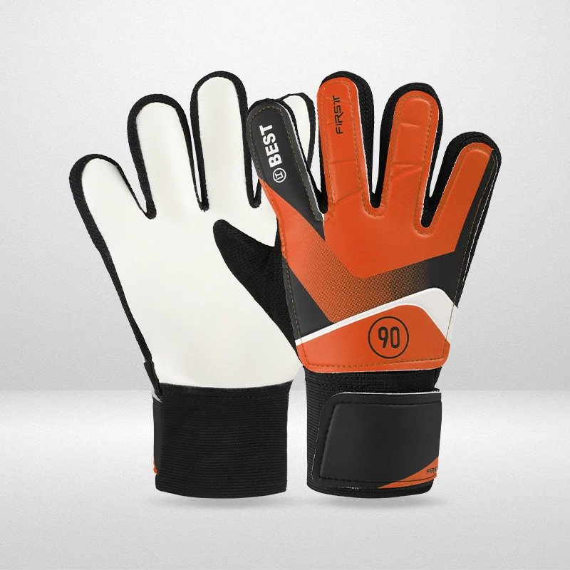 Design Best First 90 Goalkeeper Gloves Orange / White Gloves