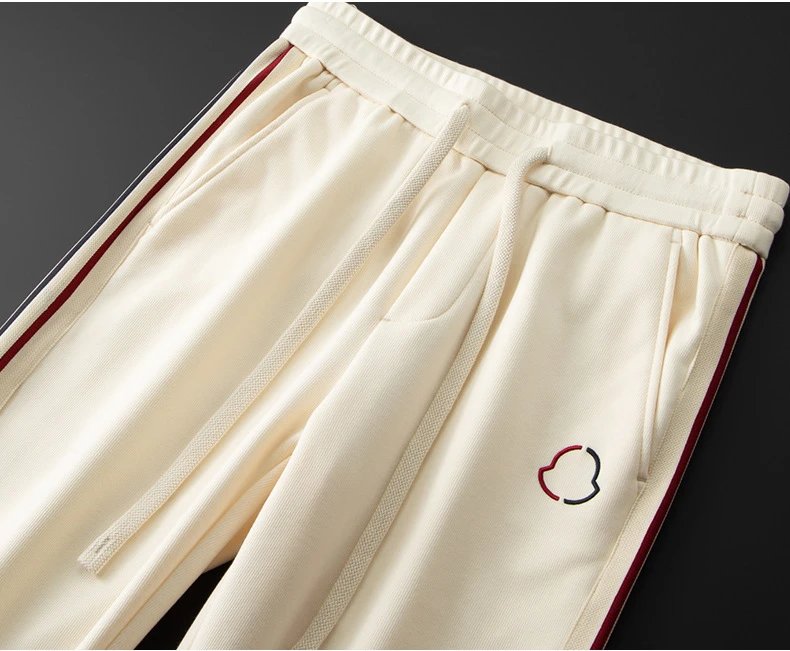 Design Half-Zip Track Set Beige with Red Stripe Tracksuit - 14