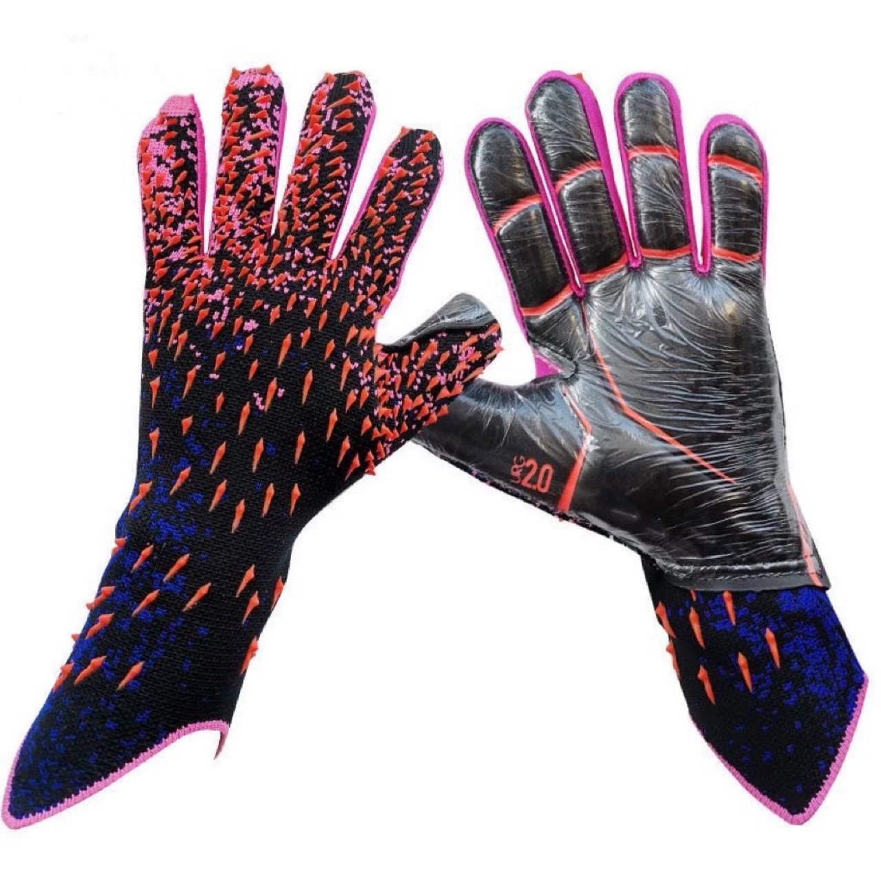 Adidas Predator Orange / Gray Goalkeeper Gloves - 3