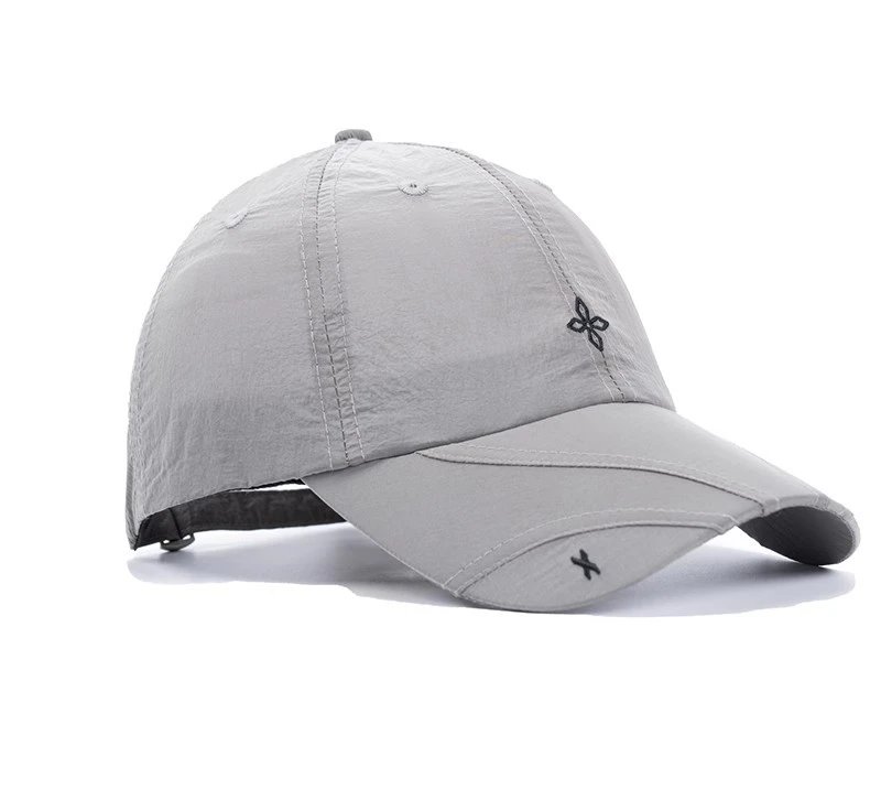 Design Structured Embroidered Baseball Cap Gray - 18