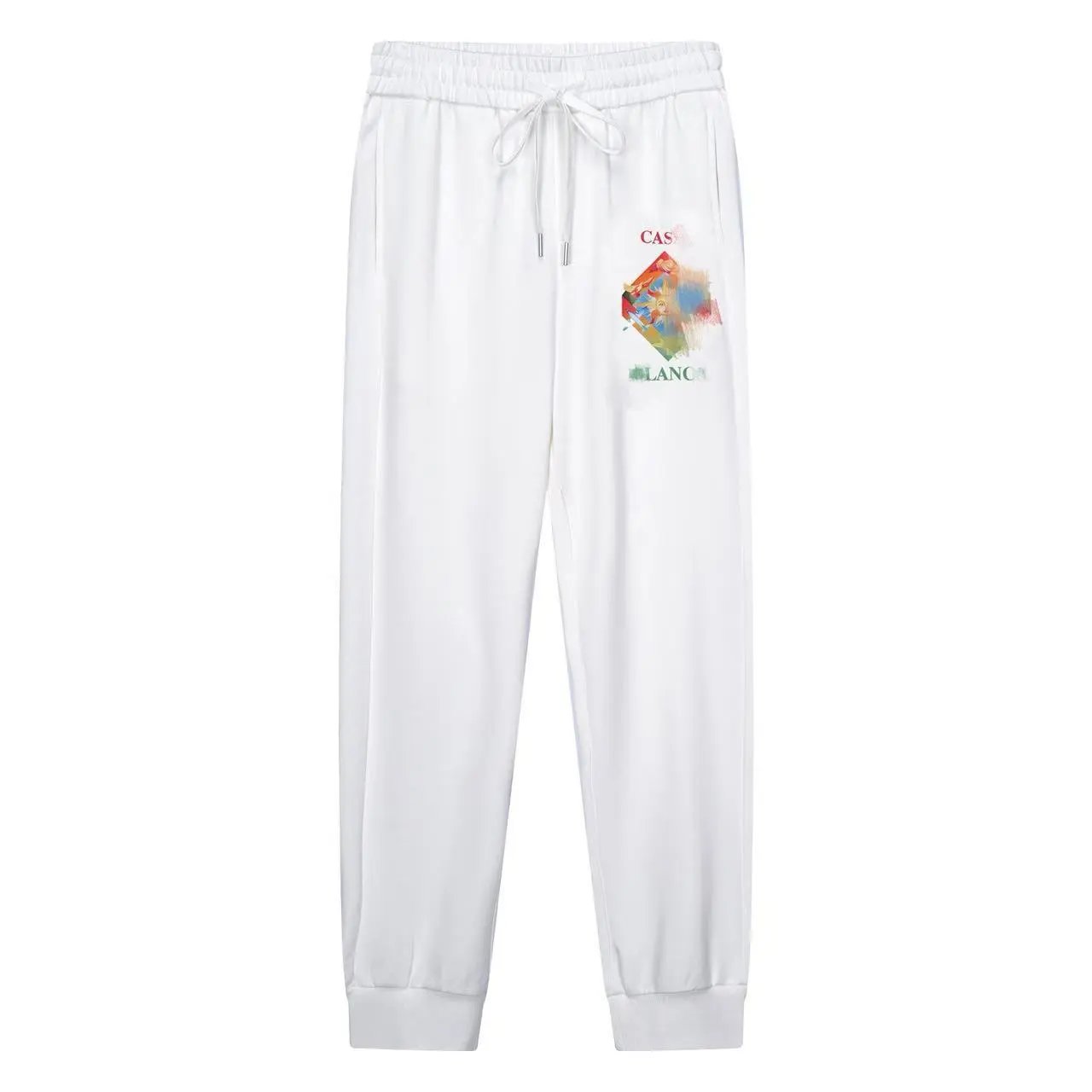 Design Graphic Print Jogger Sweatpants Black - 5