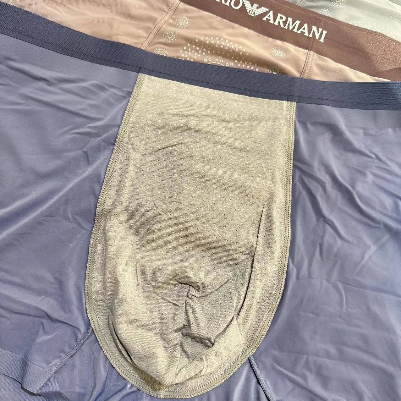 Emporio Armani Trunk Box Set in Blue, Navy, and Teal Underwear - 5