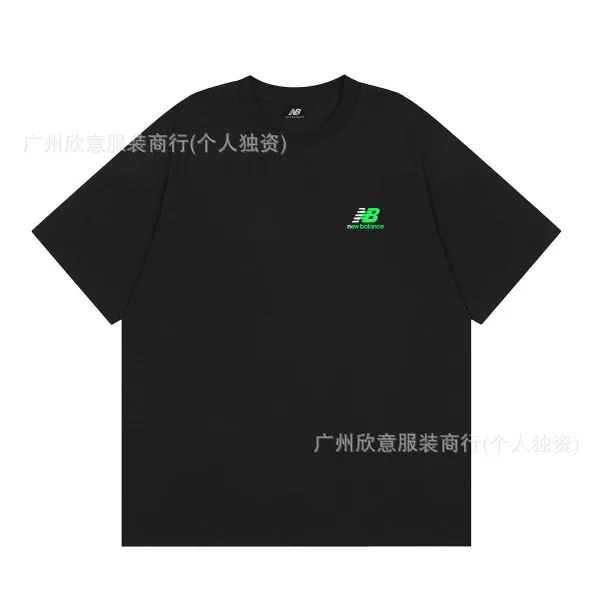 New Balance Logo Tee Black T-Shirt - 1