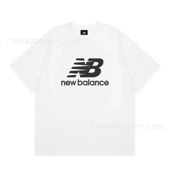 New Balance Logo Graphic T-Shirt White - 1