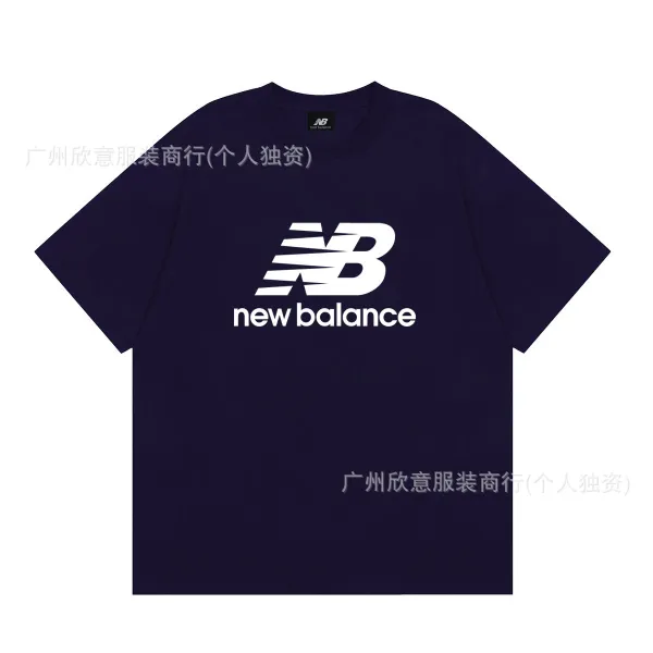 New Balance Logo Graphic T-Shirt Navy - 1