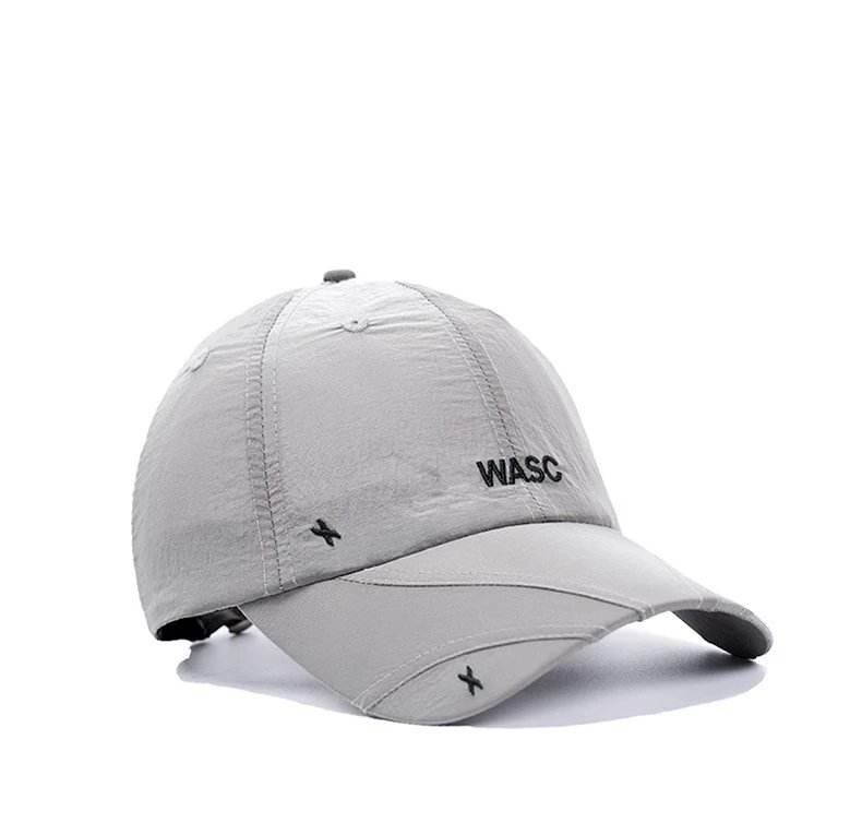 Design Structured Embroidered Baseball Cap Gray - 34