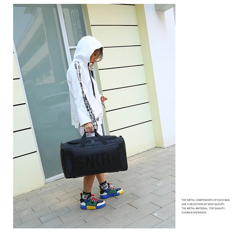 Design Sneaker Myth SNKR Bag Black Duffle Bag - 31