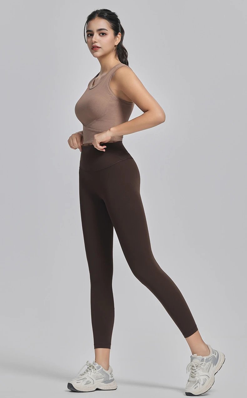 Alo High-Waisted Seamless Leggings Charcoal Gray Leggings - 24