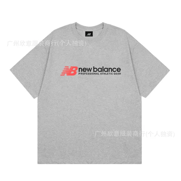 New Balance Professional Athletic Gear Logo T-Shirt Gray - 1