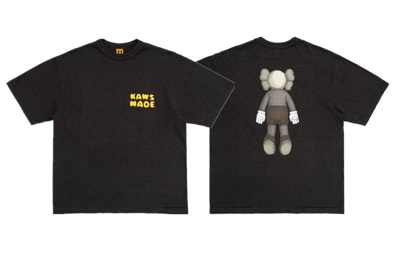 Human Made x KAWS Human Made Black T-Shirt - 8