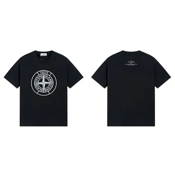Stone Island Tokyo Collaboration Logo T-Shirt Black - 1