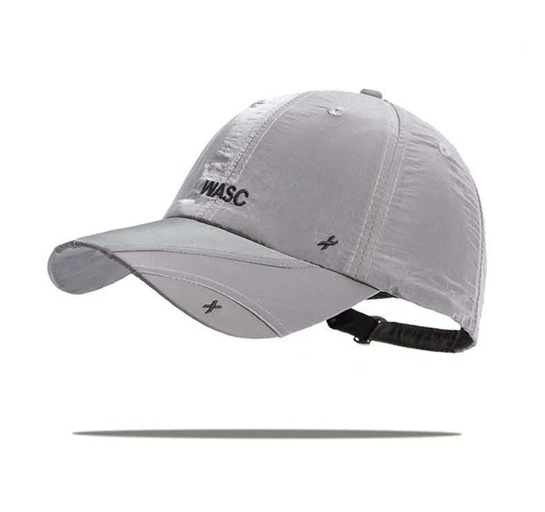 Design Structured Embroidered Baseball Cap Gray - 32