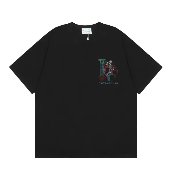 Casablanca Graphic Print Black T-Shirt - 1