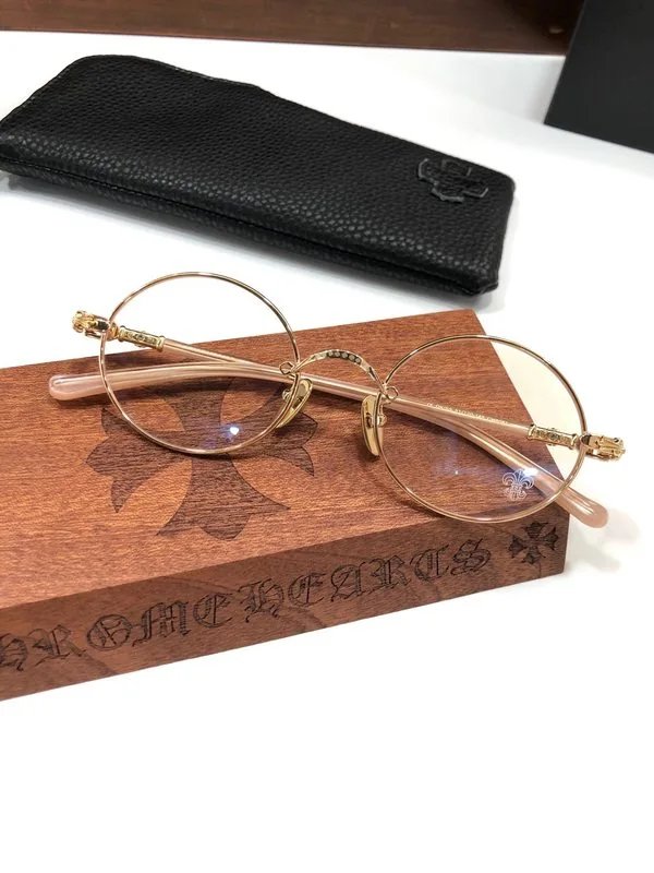 Chrome Hearts Mini Round Round Frame Eyeglasses