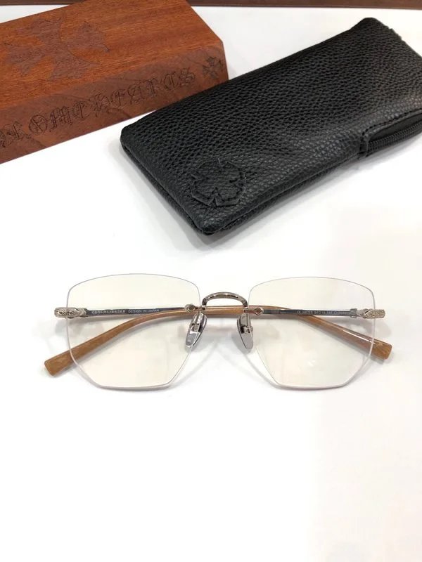 Chrome Hearts Cross Motif Rimless Eyeglasses Rimless Eyeglasses