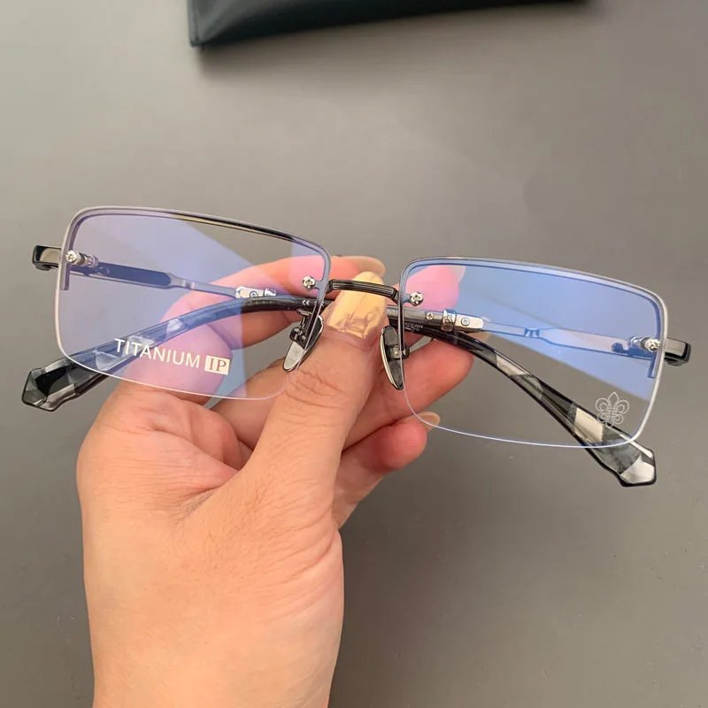 Square Rimless Eyeglass Frames
