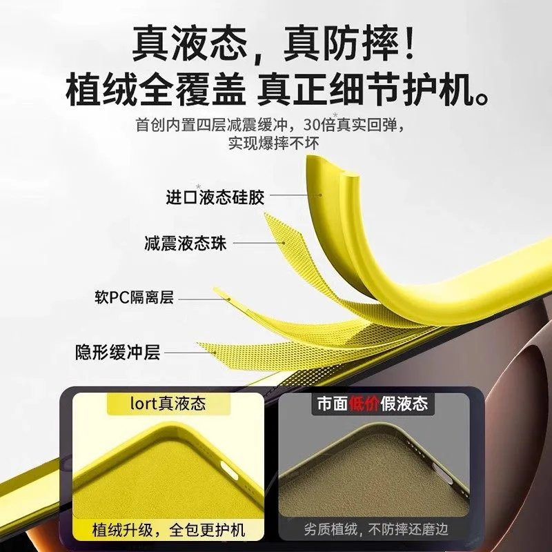 丽丽 适用iPhone16PROMAX液态硅胶手机壳苹果16磁吸动画带AI按键保护套 4
