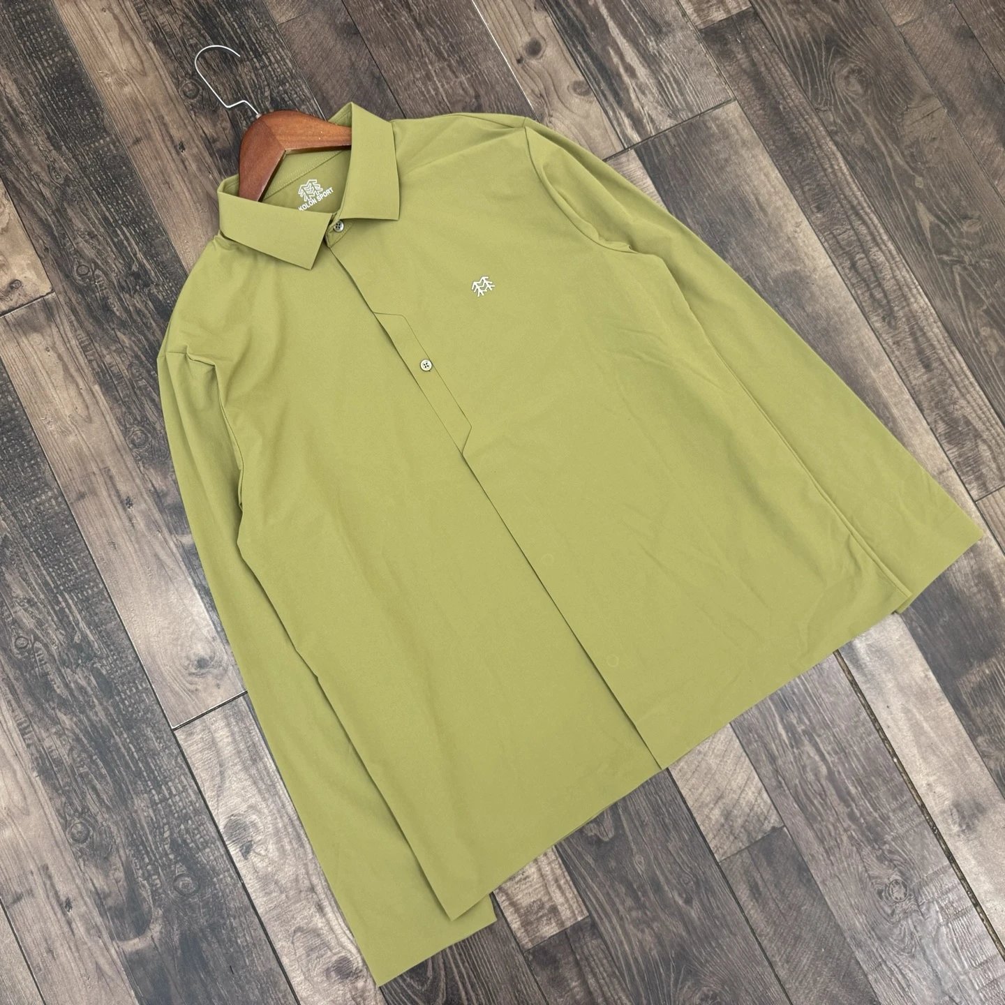 Casual Outdoor Quick-Dry Long Sleeve Shirt, Functional Outdoor Fabric, Smooth and Lightweight, Wrinkle-Resistant and Shape-Retaining, Minimalist Hidden Placket Design