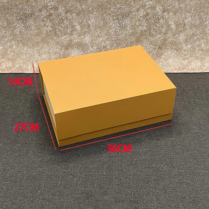 Large gift box/single box, ribbon included, size 36*27*14cm