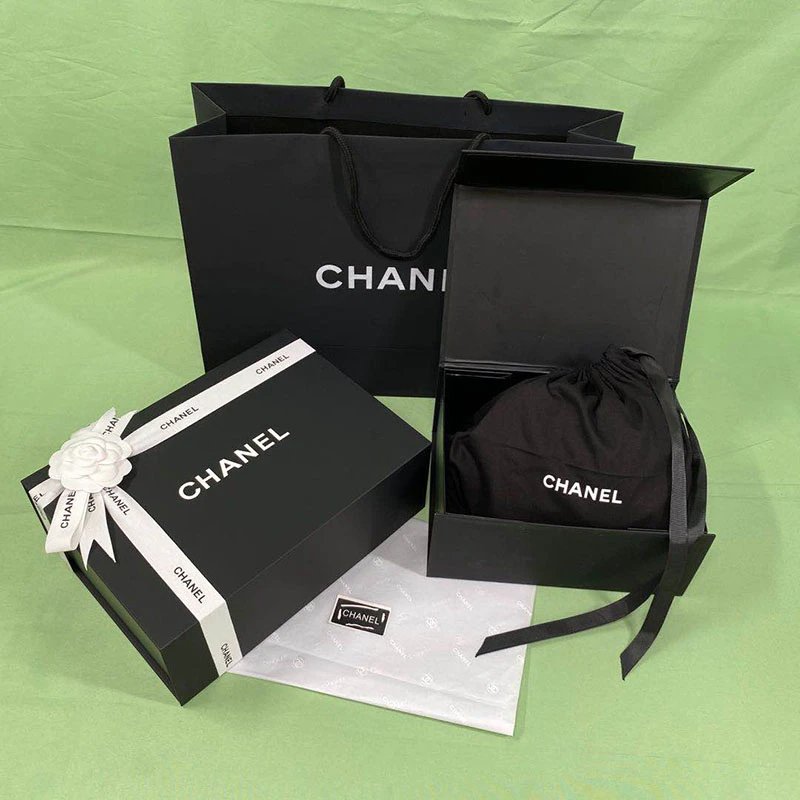 Mini Folding Box Stack Complete Set w/ Box + Bag + Flower + Medium Cloth Bag