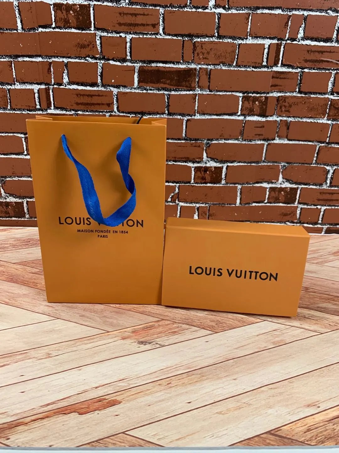 Drawn out wallet box+bag+ribbon