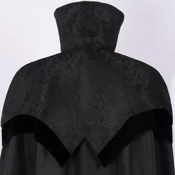 Design White Hooded Cloak Robe Outerwear - 11