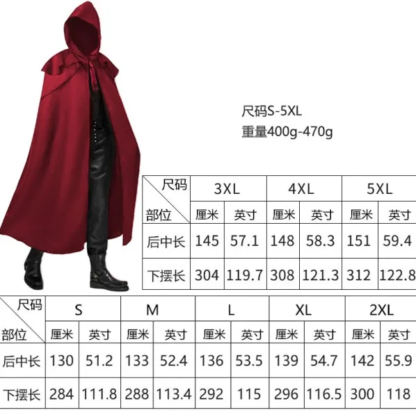 Design White Hooded Cloak Robe Outerwear - 14