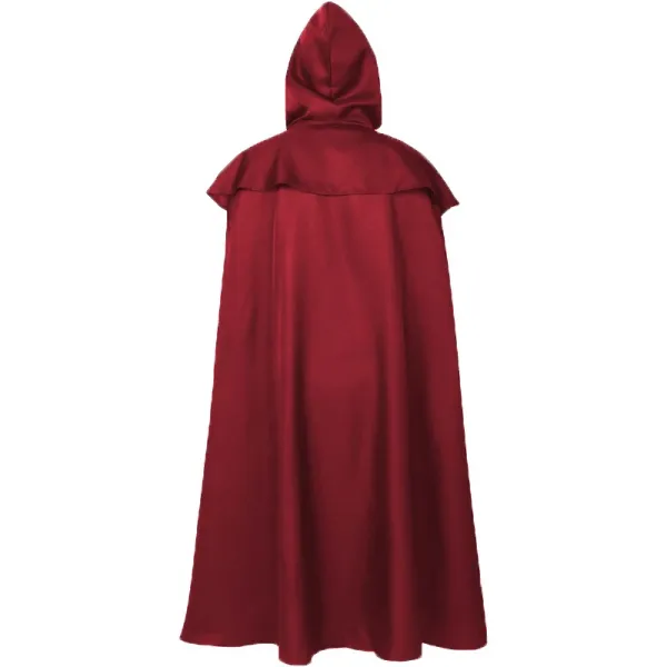 Design White Hooded Cloak Robe Outerwear - 18