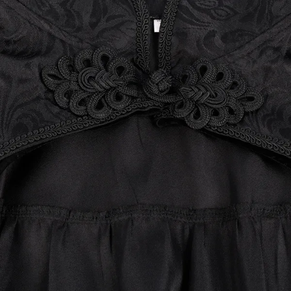 Design White Hooded Cloak Robe Outerwear - 13