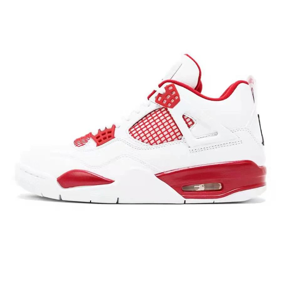 AJ4- White Red