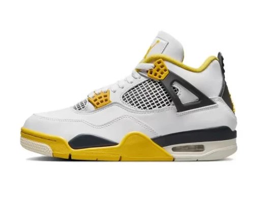 AJ4- White Orange