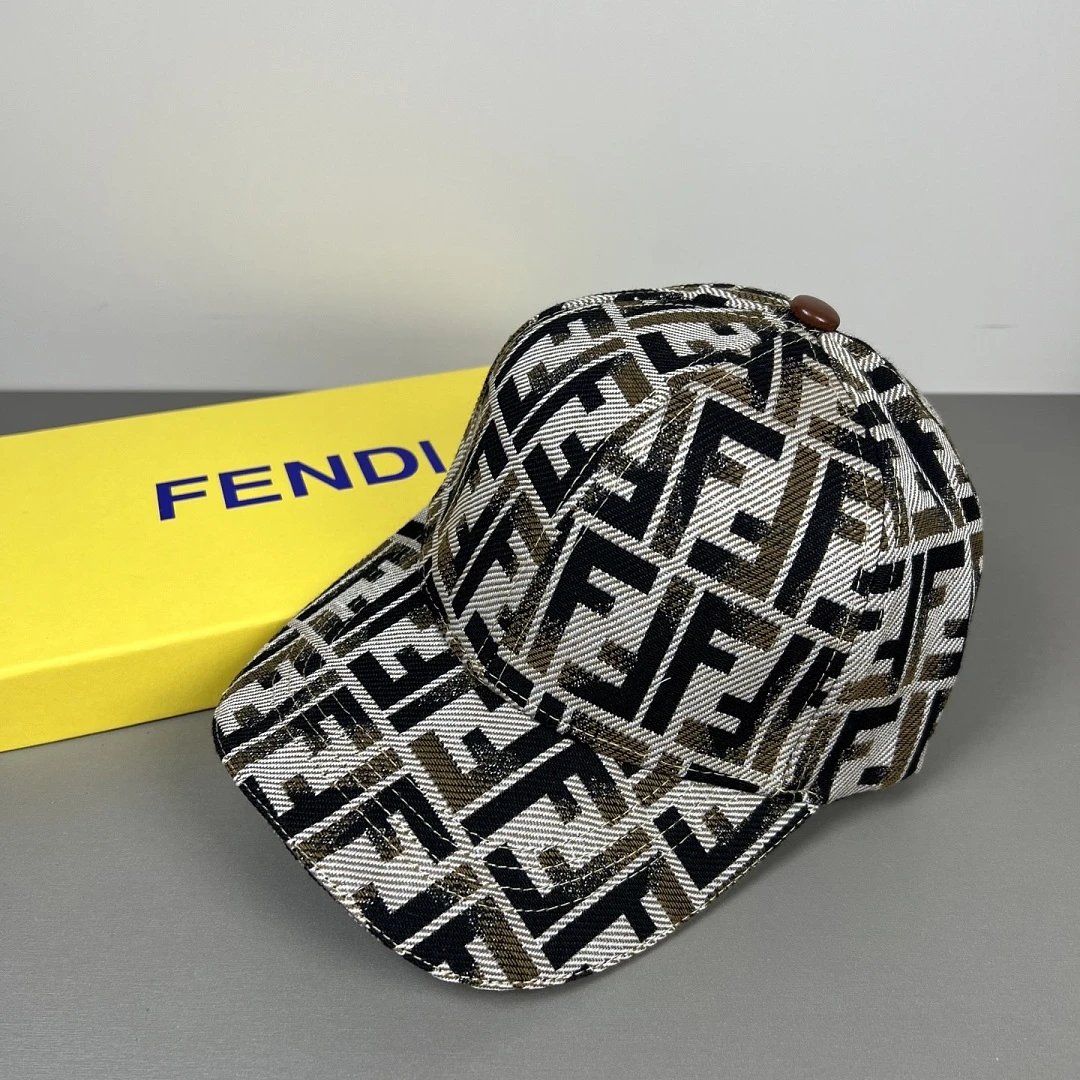 Fendi Hats FF Monogram Baseball Cap image 2