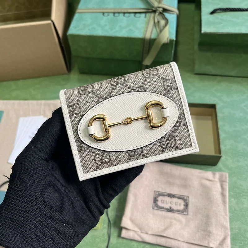 Gucci GG Marmont Mini Wallet Pink Leather Short Wallet - 5