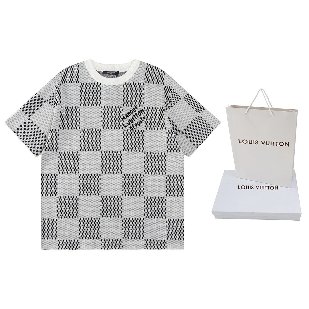 Louis Vuitton T-Shirts Short-Sleeve Graphic T-Shirt — 62
