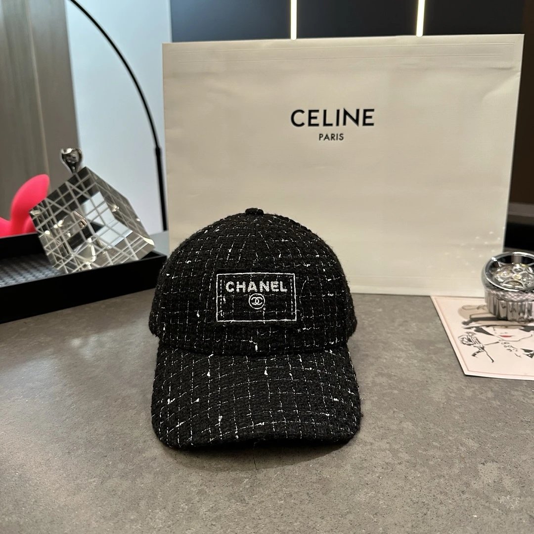 Chanel Hats Logo Baseball Cap image 3