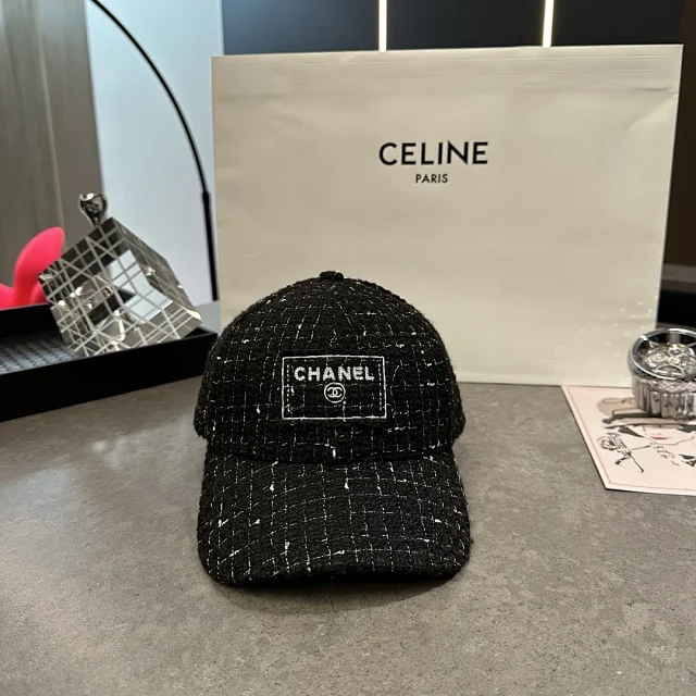 Chanel Hats Logo Baseball Cap product detail image 3