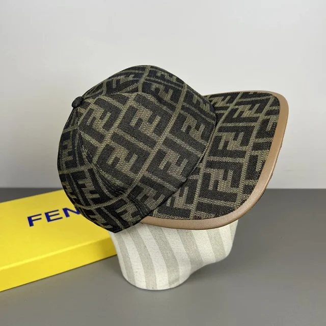 Fendi Hats FF Monogram Baseball Cap product detail image 8