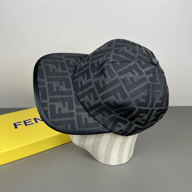 Fendi Hats FF Monogram Baseball Cap product detail image 9