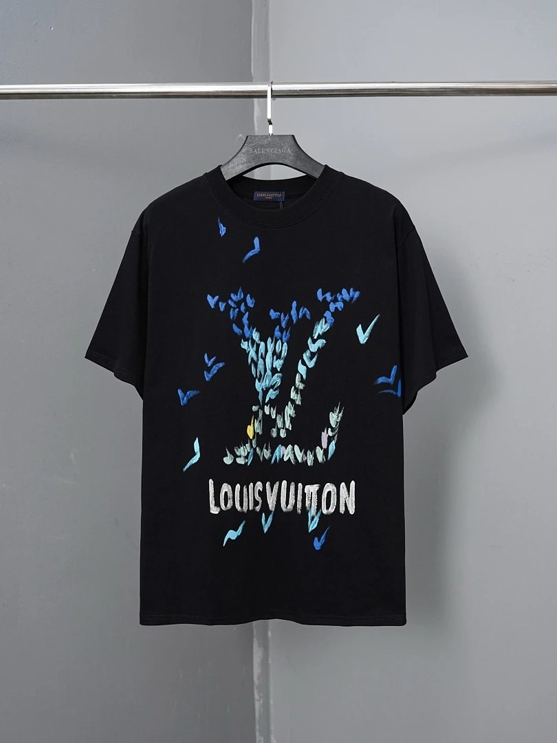 Louis Vuitton T-Shirts Short-Sleeve Graphic T-Shirt — 52