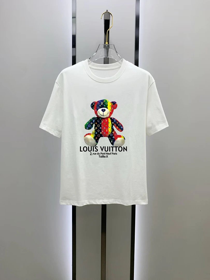 Louis Vuitton T-Shirts Short-Sleeve Graphic T-Shirt — 58