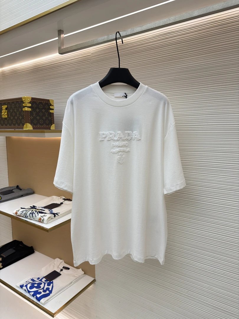 Prada T-Shirts Assorted logo graphic short-sleeve image 2