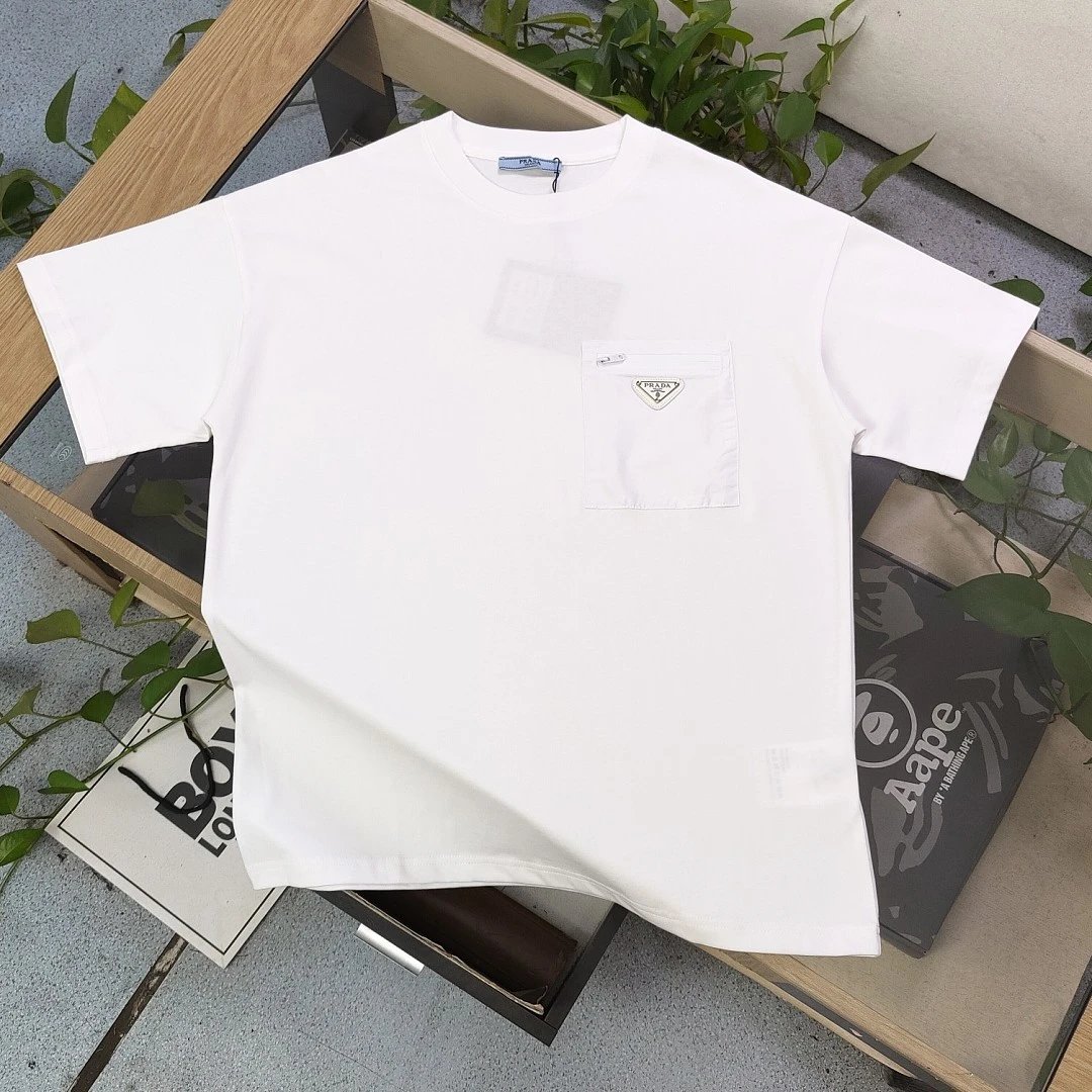 Prada T-Shirts Assorted logo graphic short-sleeve image 7