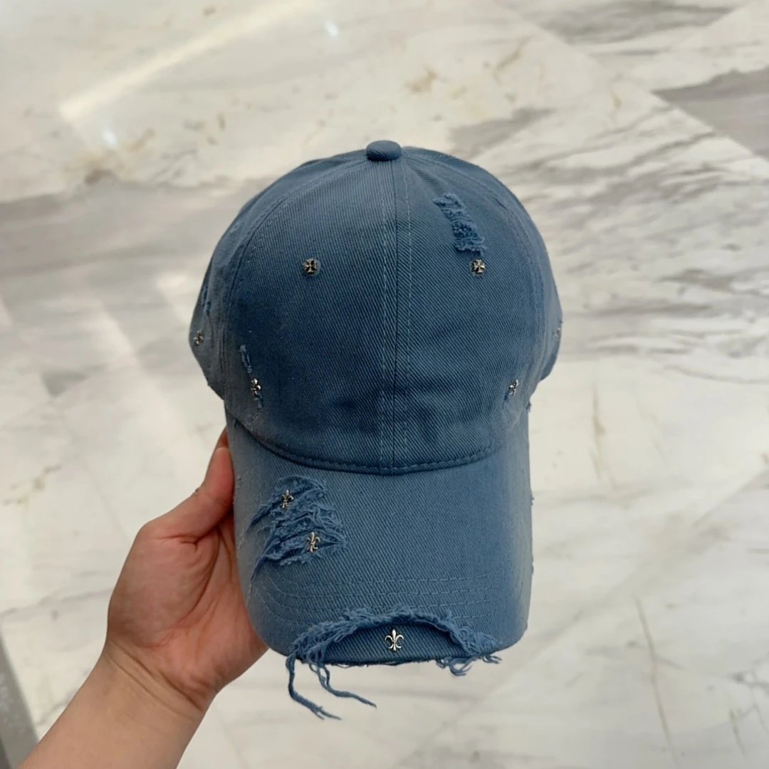Prada Hats Triangle-logo baseball cap — 19