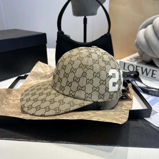 Gucci Hats Palace GG Canvas Baseball Cap product detail image 4
