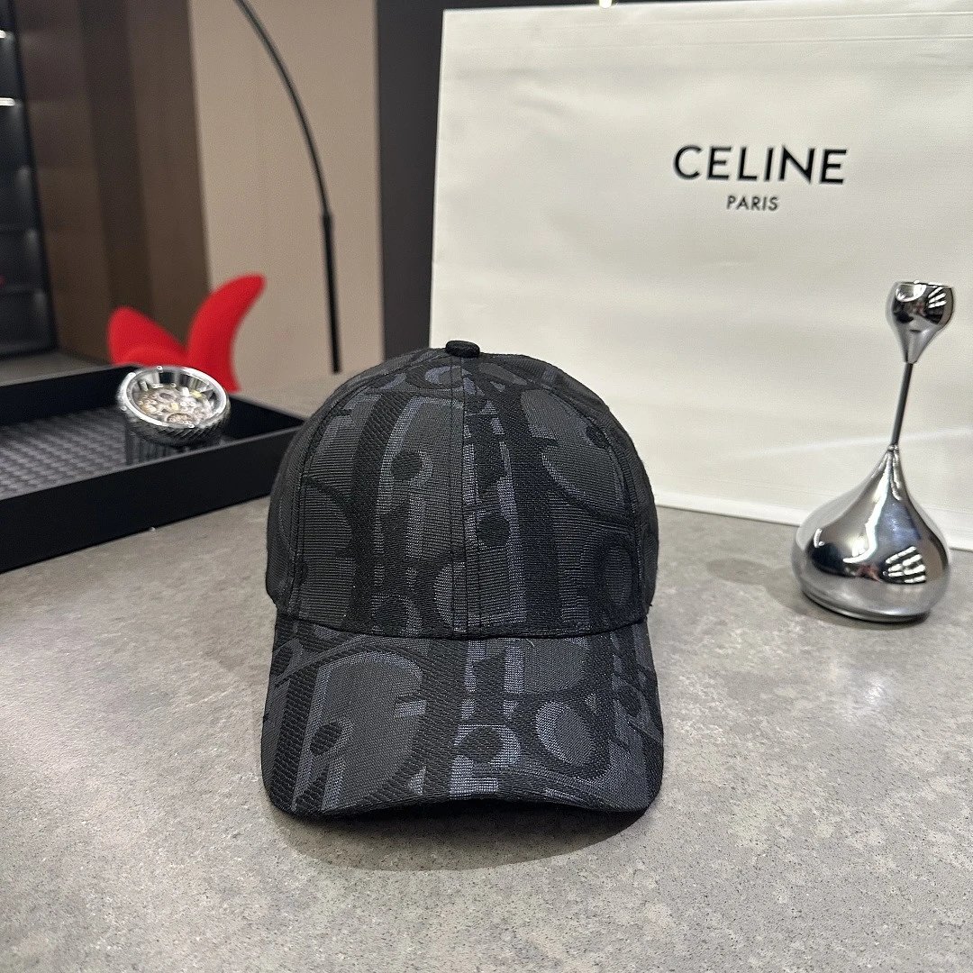 Fendi Hats FF Monogram Baseball Cap — 14
