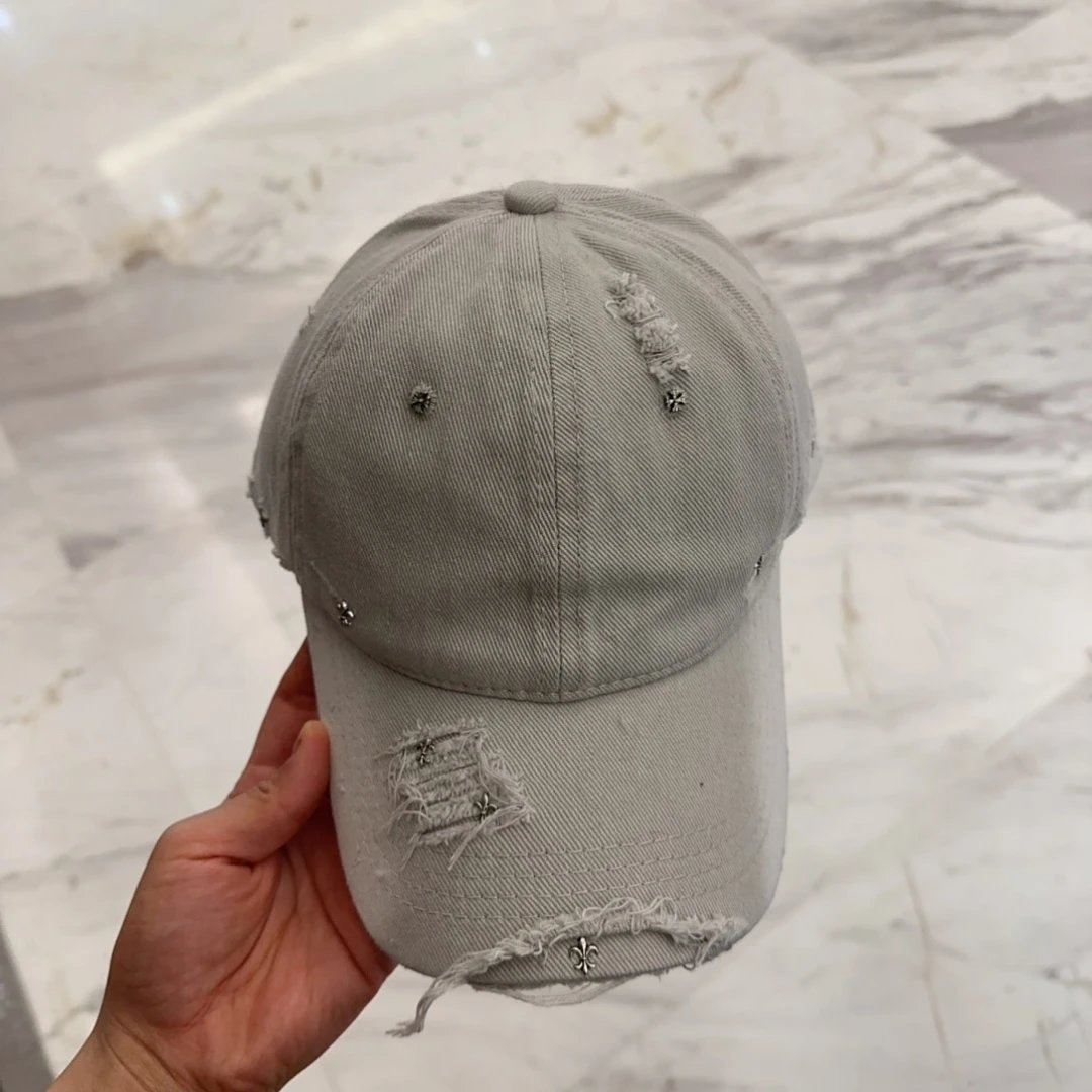 Prada Hats Triangle-logo baseball cap — 21